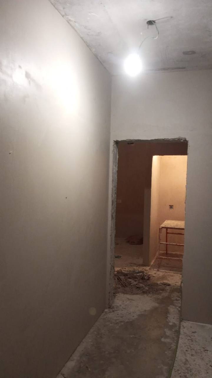 Глянцевание стен